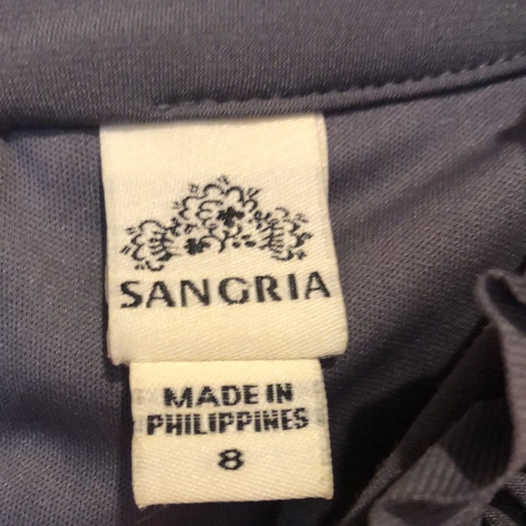 Sangria Special Occasion Dress 8 - Picture 7 of 11